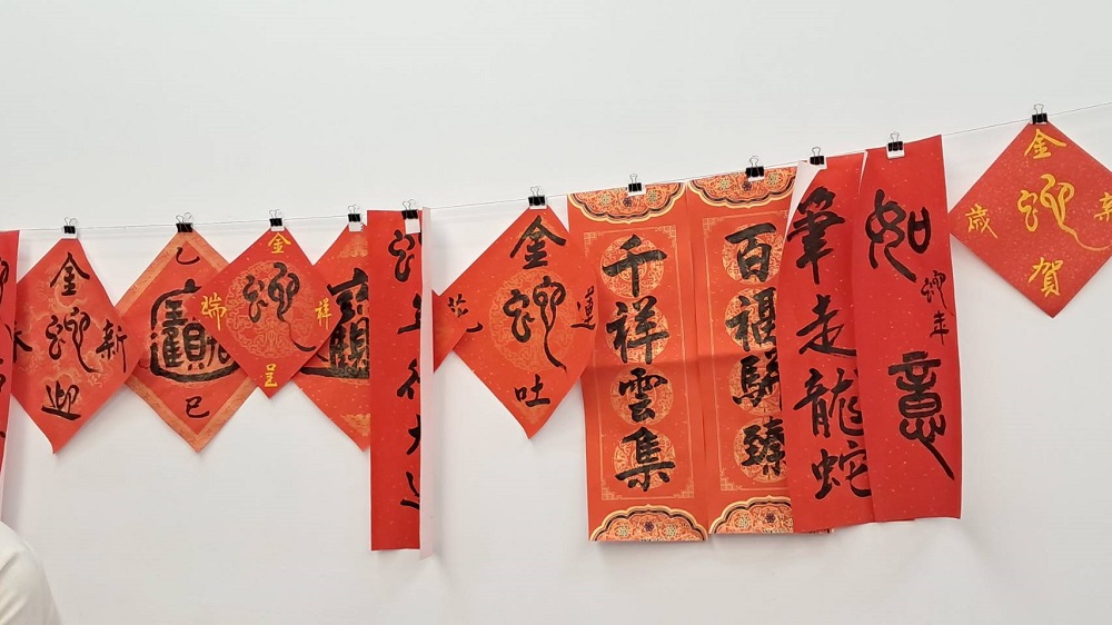 各式春聯等待有緣人青睞